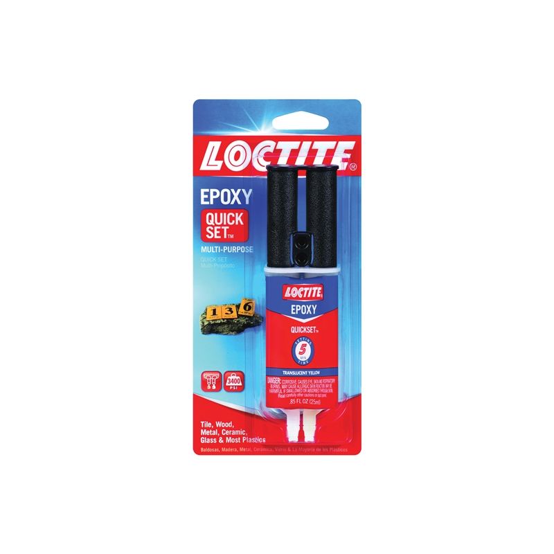 Loctite 1395391 Epoxy Resin, Liquid, 0.85 oz Syringe