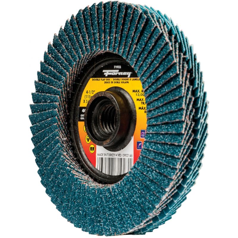 Forney Type 29 Double-Sided Angle Grinder Flap Disc