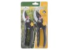 Landscapers Select GP1120 Pruning Shear Set, 1/2 in Cutting Capacity, Steel Blade, Plastic Handle Anvil