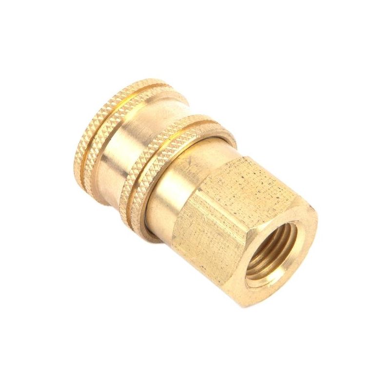 Forney 75127 Quick Coupler, 1/4 in Connection, FNPT, Brass