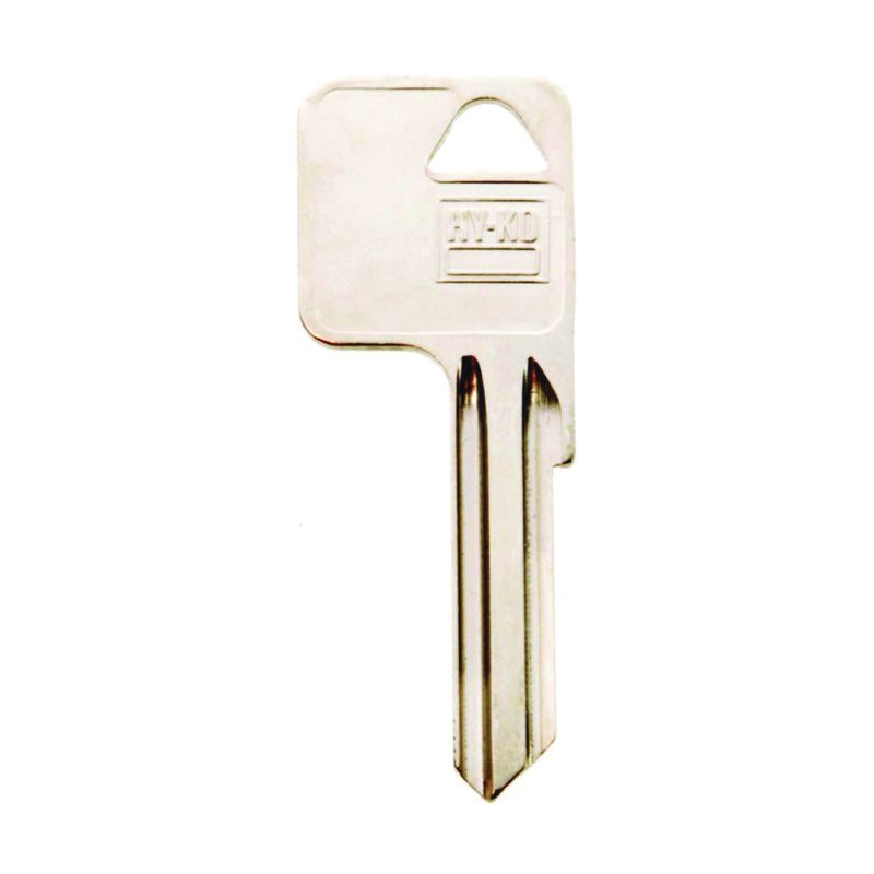 Hy-Ko 11010Y1E Key Blank, Brass, Nickel, For: Yale Cabinet, House Locks and Padlocks (Pack of 10)