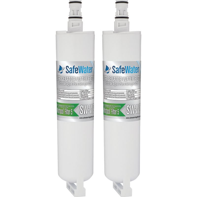 Safe Water W2 Whirlpool Icemaker &amp; Refrigerator Water Filter Cartridge Filter 5