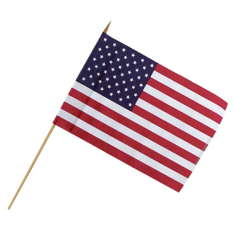 Valley Forge Stick American Flag (Pack of 48)