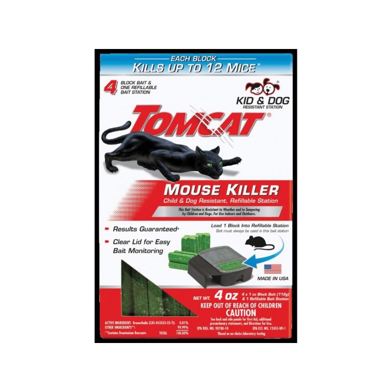 Tomcat 0372110 Mouse Killer Bait Station Emerald Green