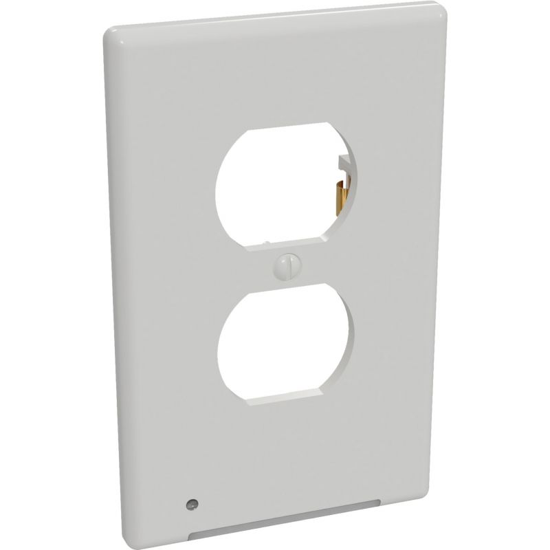 Westek LumiCover Nightlight Outlet Wall Plate White