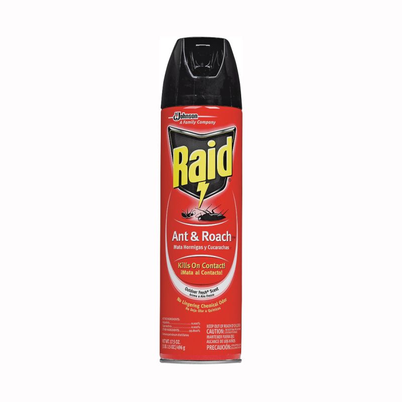 Raid 21613 Ant and Roach Killer, Liquid, Spray Application, 17.5 oz Clear