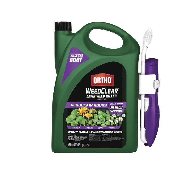 Ortho WEEDCLEAR 0448805 Weed Killer, Liquid, Spray Application, 1 gal Bottle Clear