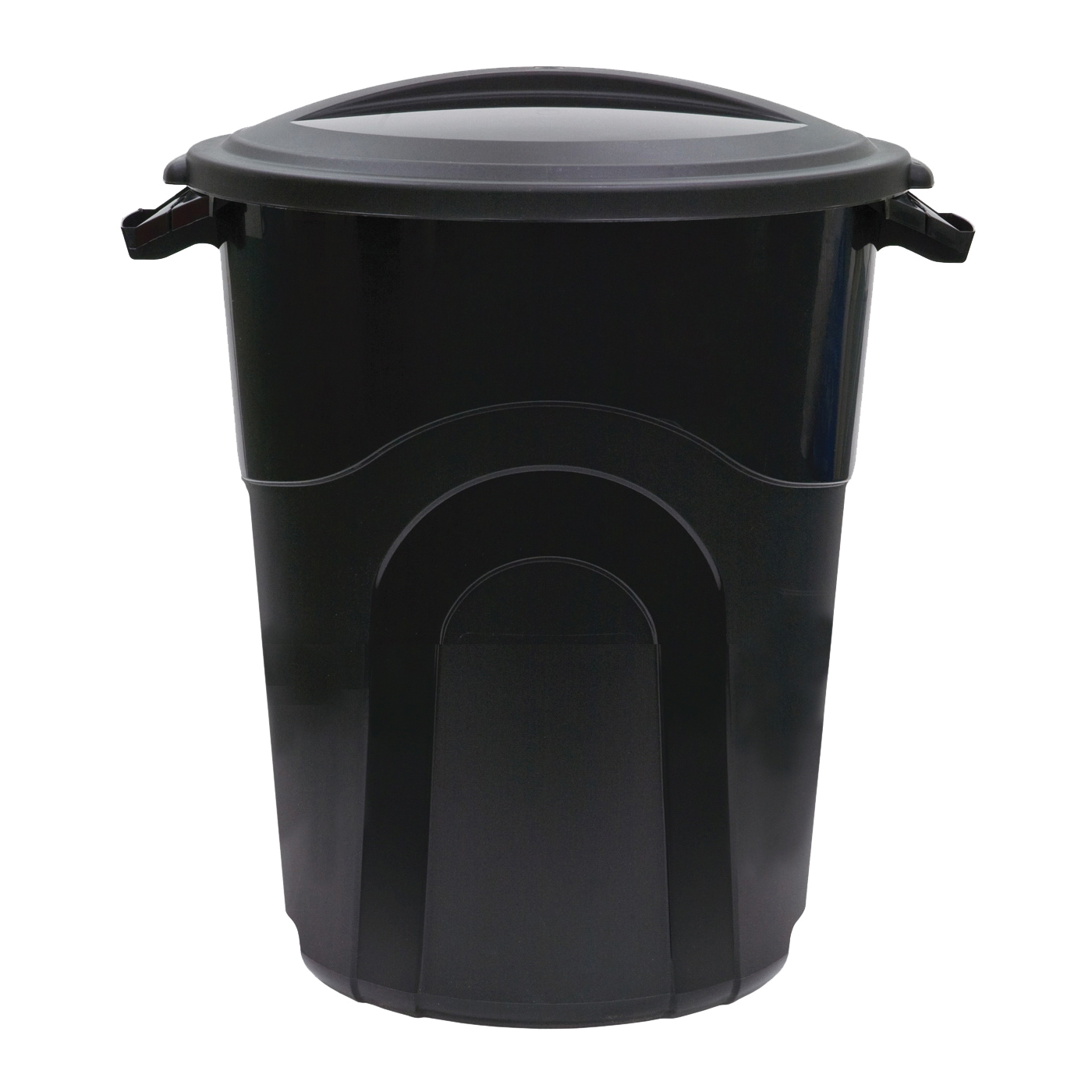 Rubbermaid Trash Can, 50 gal Capacity, Plastic, Green, SnapFit Lid Closure  FG285100EGRN