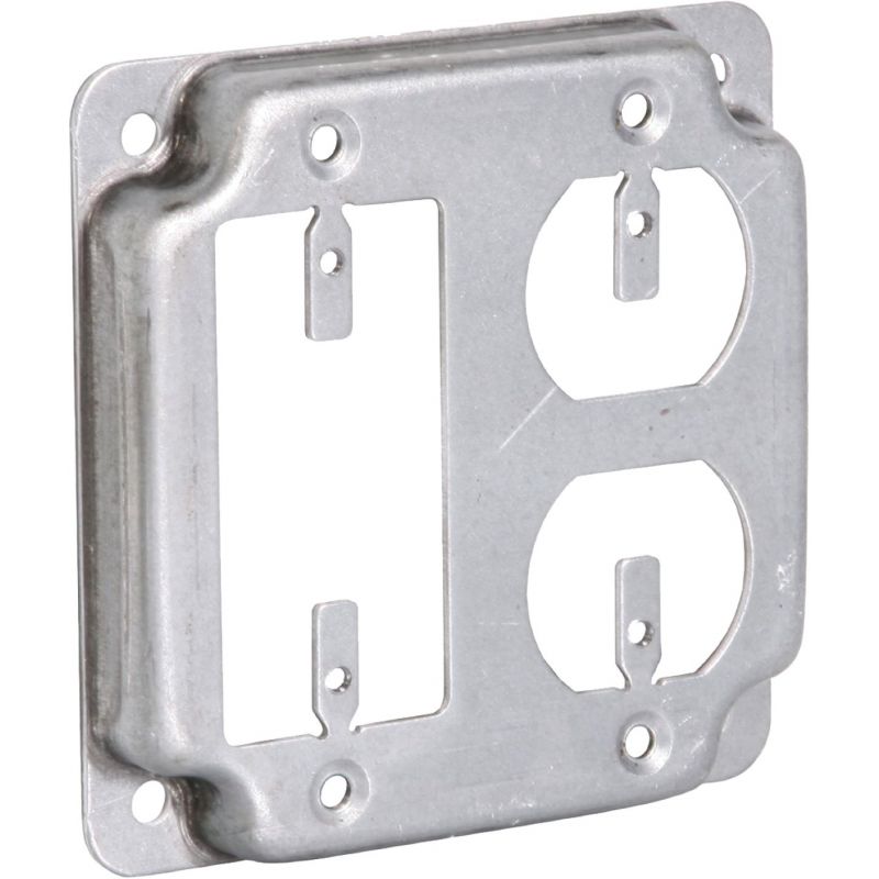 Southwire GFI Outlet &amp; Duplex Outlet Square Device Cover 7.0 Cu. In.