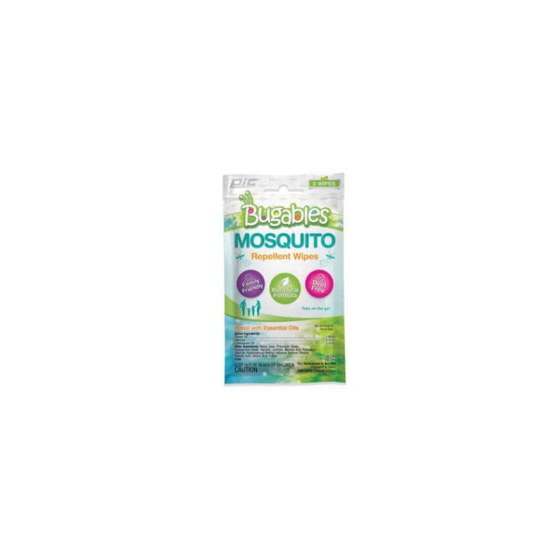 Pic Bugables 36CT-MOS-WIPE Mosquito Repellent Wipes