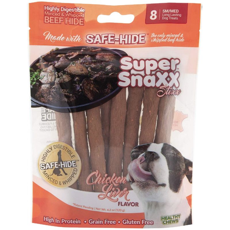 Healthy Chews Super SnaXX Stixx Dog Treat 8-Pack