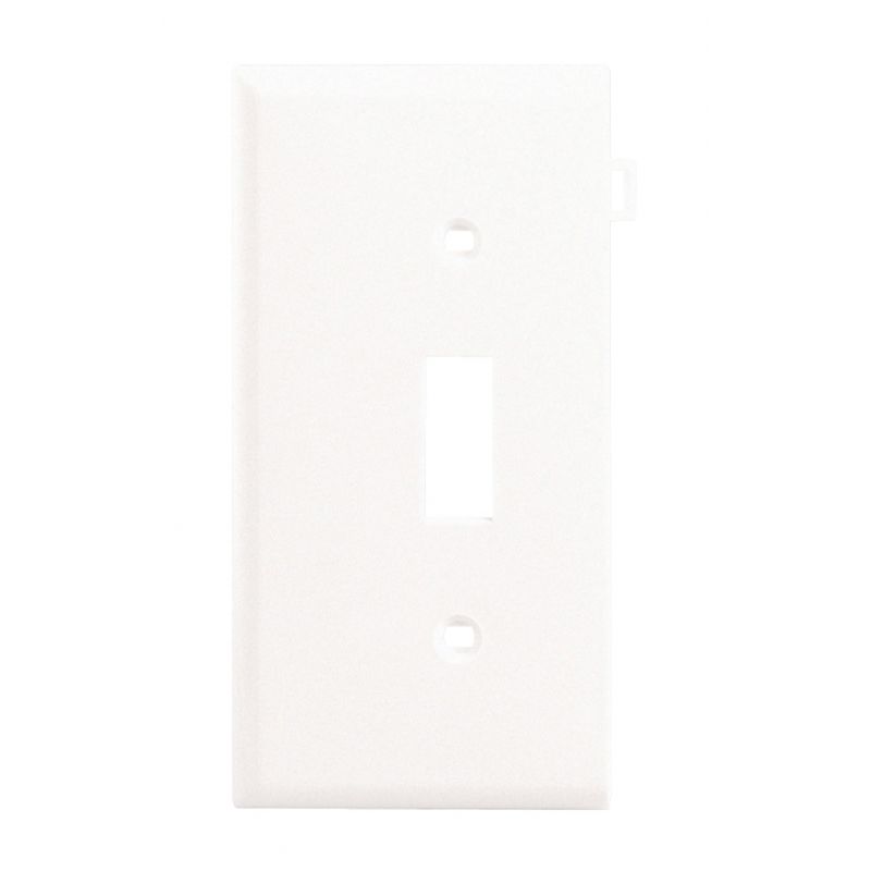Leviton Sectional Toggle Switch Wall Plate End Panel White