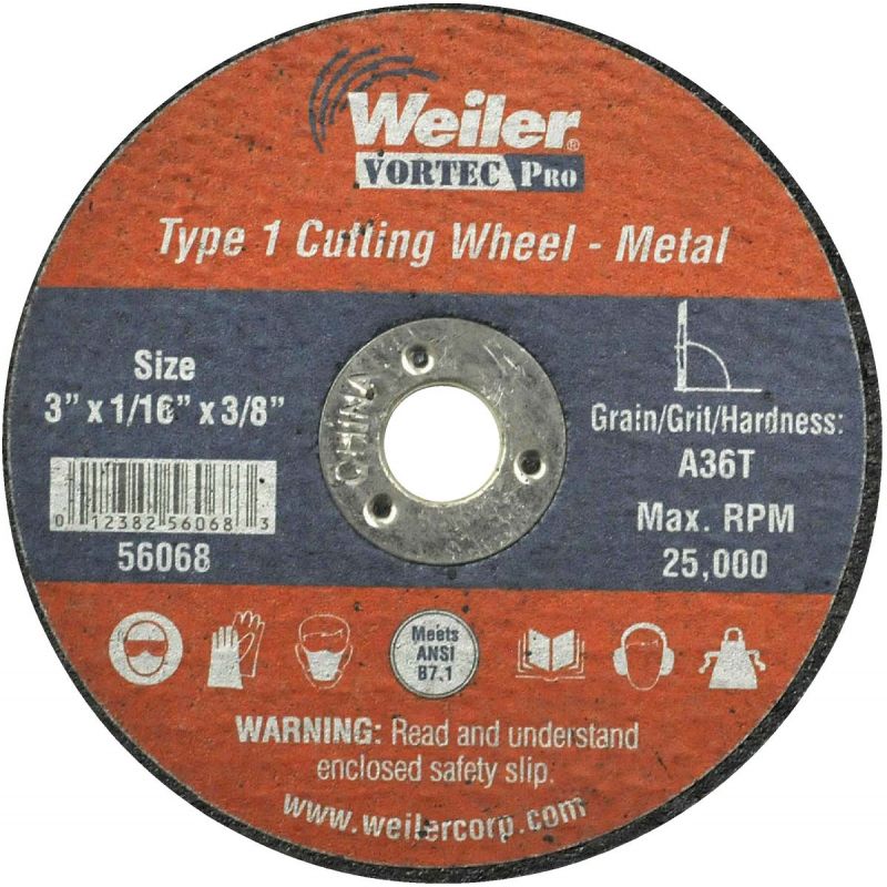 Weiler Vortec Type 1 Abrasive Cut-Off Wheel