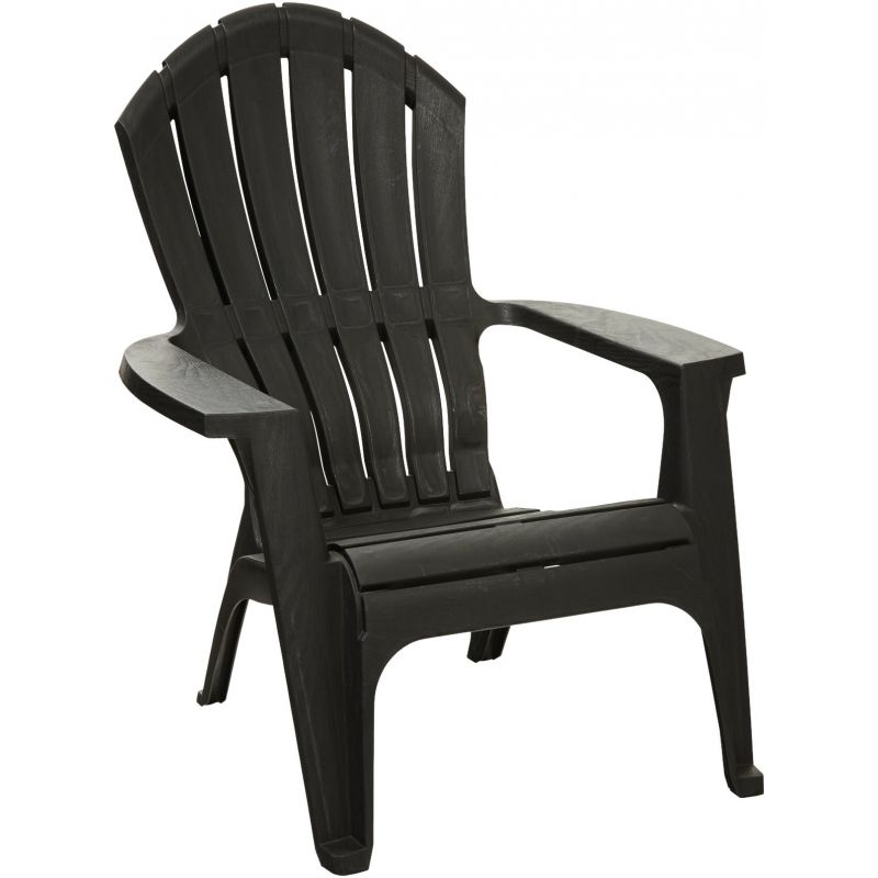 Adams RealComfort Ergonomic Adirondack Chair Black