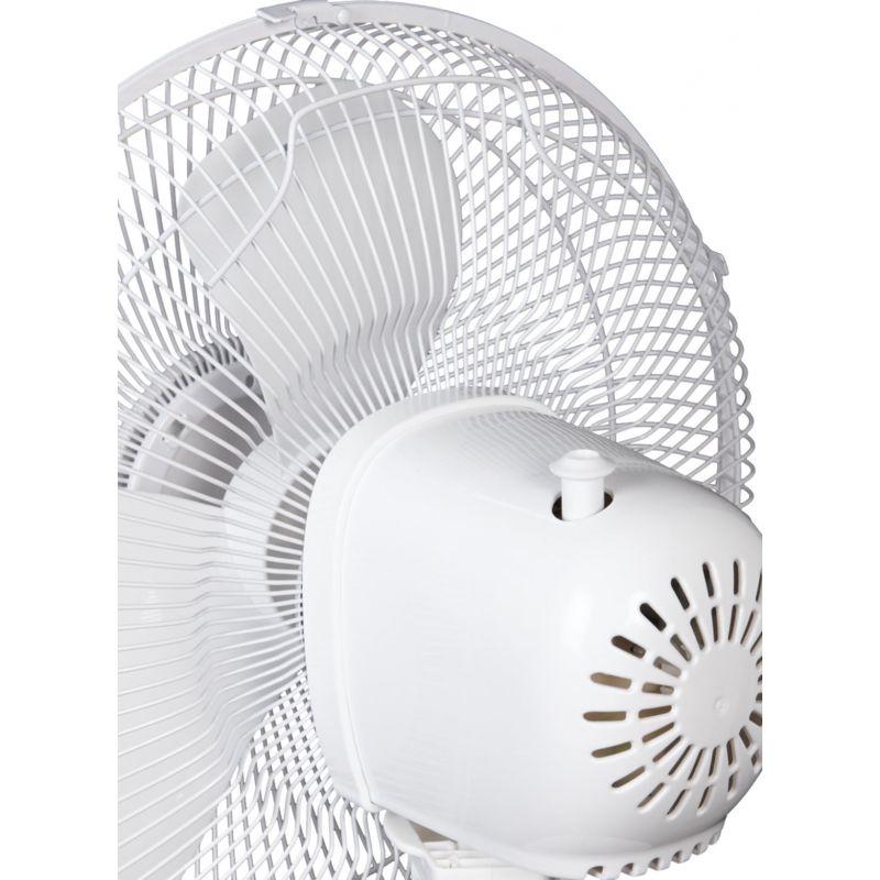 Best Comfort Oscillating Table Fan Gray &amp; White