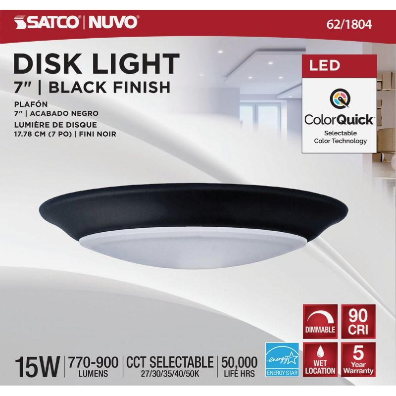 Satco Nuvo 60W Equivalent LED Flush Mount Ceiling Light Fixture