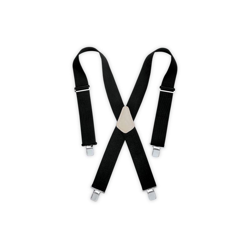 Kuny&#039;s Tool Works Series SP17BL Suspender, Elastic, Black Black