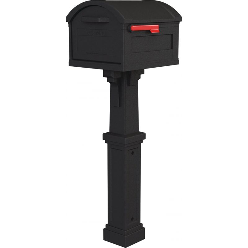 Gibraltar Grand Haven All-In-One Mailbox Black