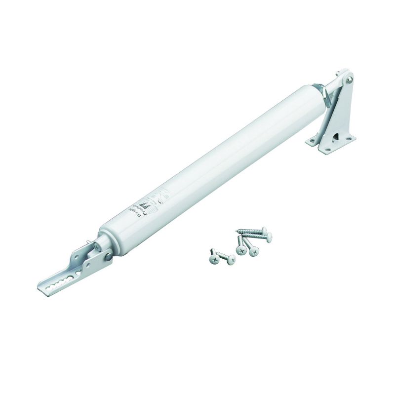 Wright Products V1020WH Pneumatic Door Closer, 90 deg Opening White