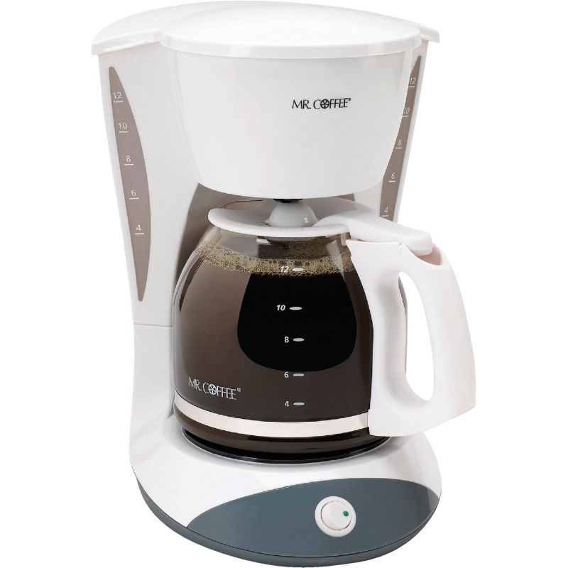 Mr. Coffee 12-Cup Coffee Maker 12 Cup, White