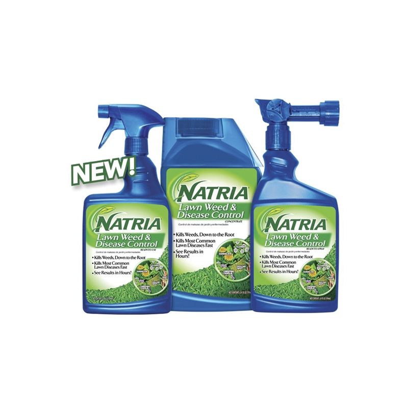 BioAdvanced Natria 706400D/706400A Ready-To-Spray Weed Killer, Liquid, Spray Application, 24 oz Bottle Dark Red