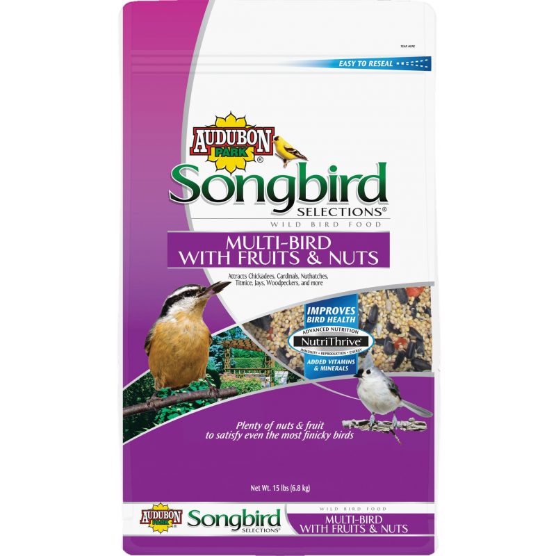 Audubon Park Songbird Selections Fruit &amp; Nut Wild Bird Seed