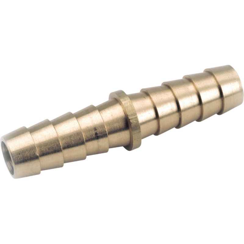Anderson Metals Brass Hose Barb Union (Splicer) 3/8 In. ID X 3/8 In. ID (Pack of 5)