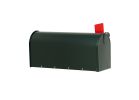 Gibraltar Mailboxes Elite Series E1100G00 Mailbox, 800 cu-in Capacity, Galvanized Steel, Powder-Coated, 6.9 in W, Green 800 Cu-in, Green