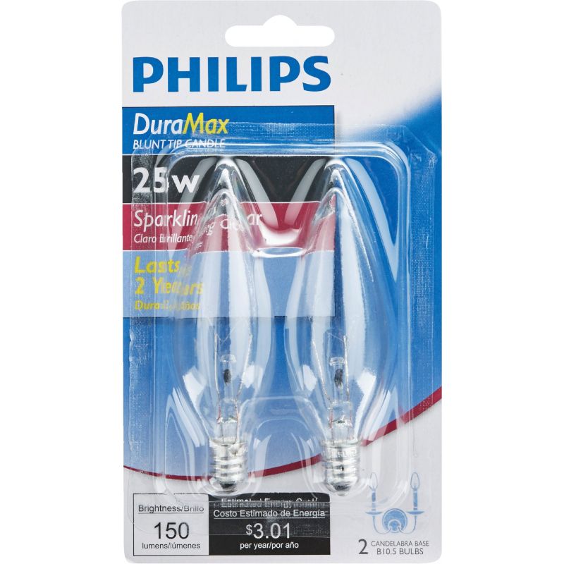 Philips DuraMax B10.5 Incandescent Decorative Light Bulb