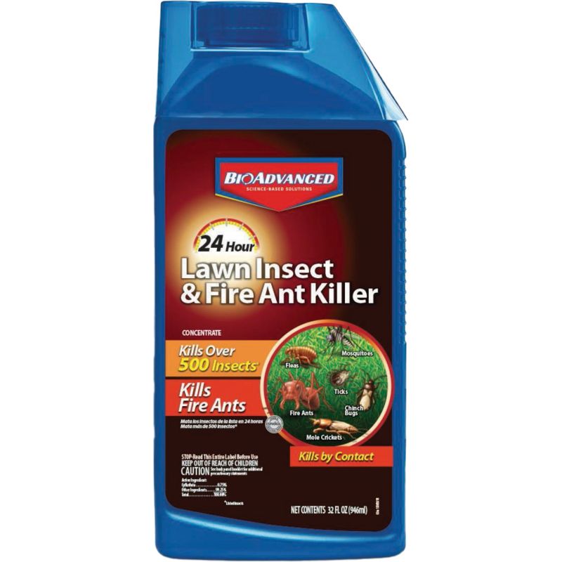 BioAdvanced Lawn Insect &amp; Fire Ant Killer 32 Oz., Pourable