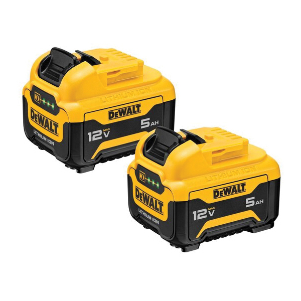 Buy DeWALT DCB126 2 Battery Pack 12 V Battery 5 Ah