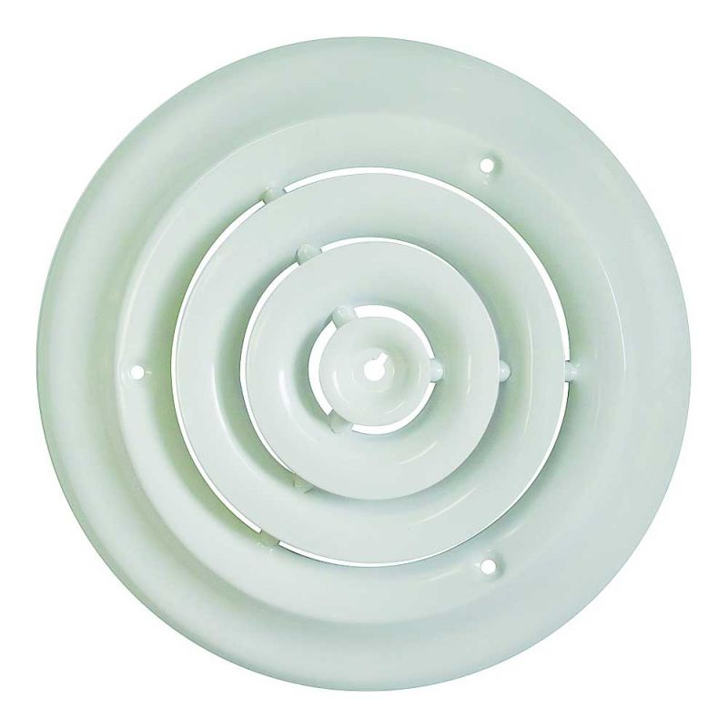 ProSource SRSD06 Round Ceiling Diffuser, White White