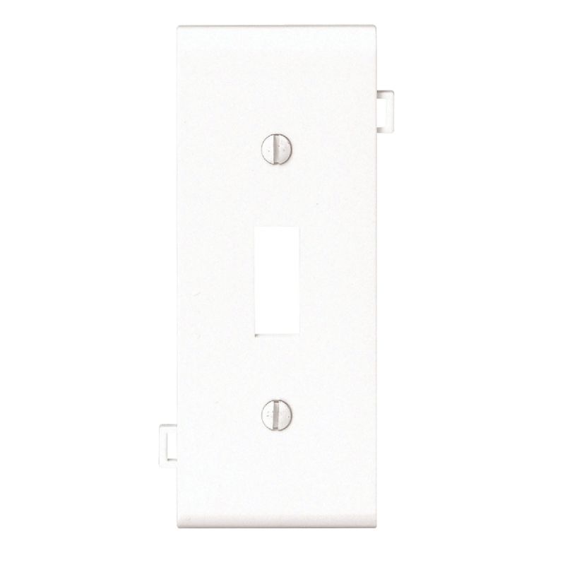 Leviton Sectional Toggle Switch Wall Plate Center Panel White
