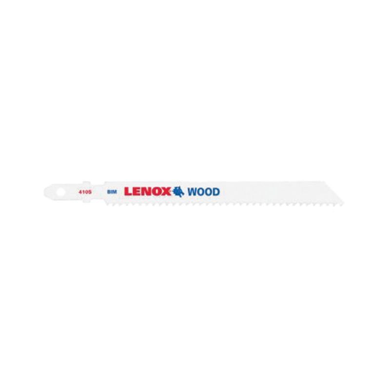 Lenox 20306BT410S Jig Saw Blade, 3/8 in W, 4 in L, 10 TPI
