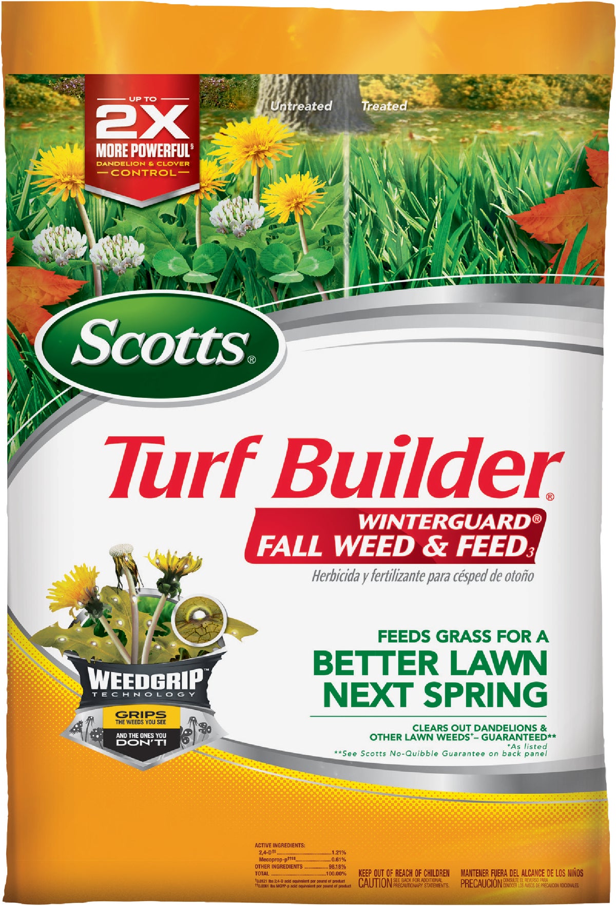 Buy Scotts Turf Builder WinterGuard Weed & Feed Winterizer Fall