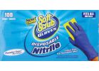 Soft Scrub Nitrile Disposable Glove 1 Size Fits Most, Blue