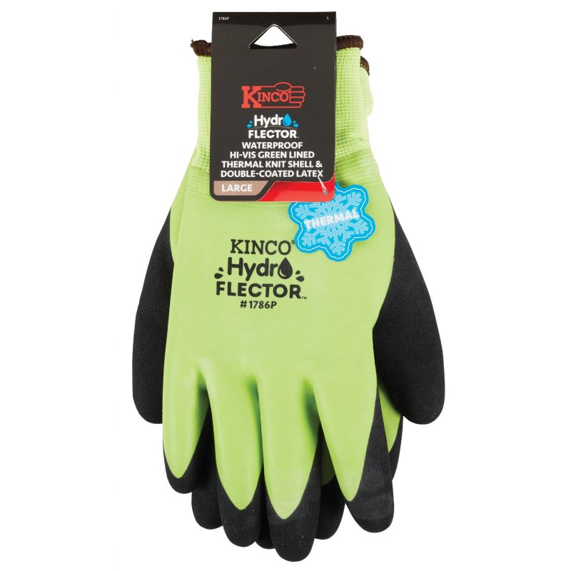 Kinco HydroFlector Men&#039;s Waterproof Winter Work Glove L, Green