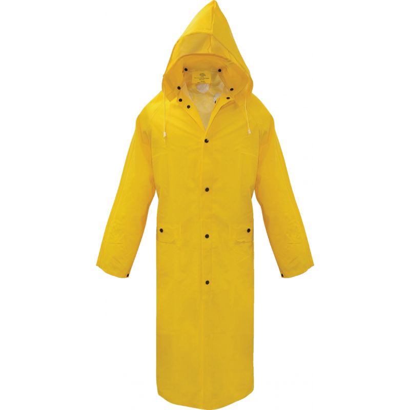 Boss Full Length Rain Coat XL, Yellow, Rain Jacket