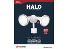 Halo 240-Degree Incandescent Motion Floodlight Fixture White