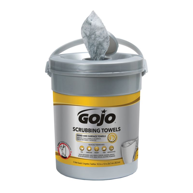 Gojo 6396-06 Scrubbing Towel Clear/Light Yellow