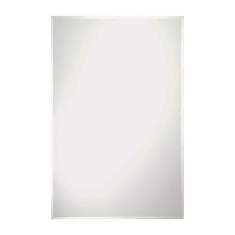 Renin 201200 Somerset Frameless Mirror, 36 in L, 24 in W, Rectangular, Clear Frame (Pack of 6)