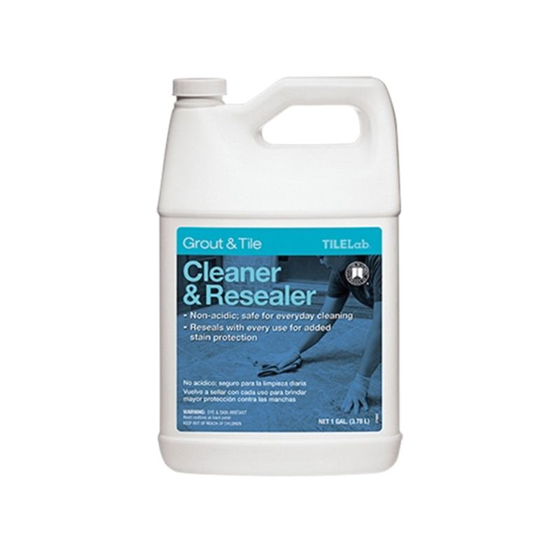 Custom TileLab CTLOSQT-3 Floor Cleaner and Resealer, 1 qt, Bottle, Liquid, Citrus, Clear Clear