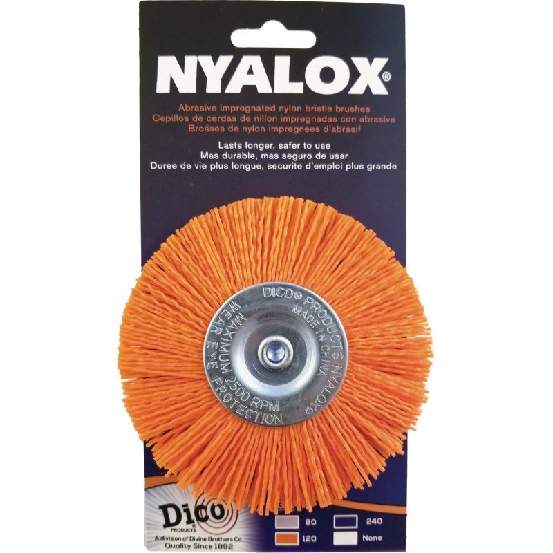 Dico Nyalox Wheel Drill-Mounted Wire Brush