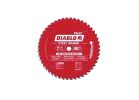 Diablo Steel Demon D0748CFA Circular Saw Blade, 7-1/4 in Dia, 5/8 in Arbor, 48-Teeth, Cermet Cutting Edge Red