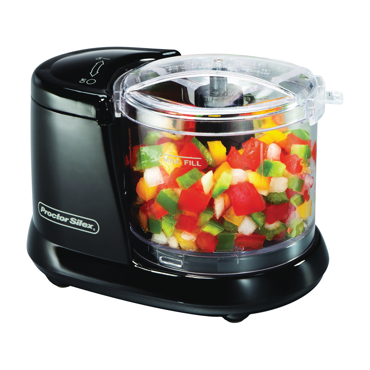 Oster FPSTMC3321 3-Cup Mini Chopper with Whisk, Black - 4