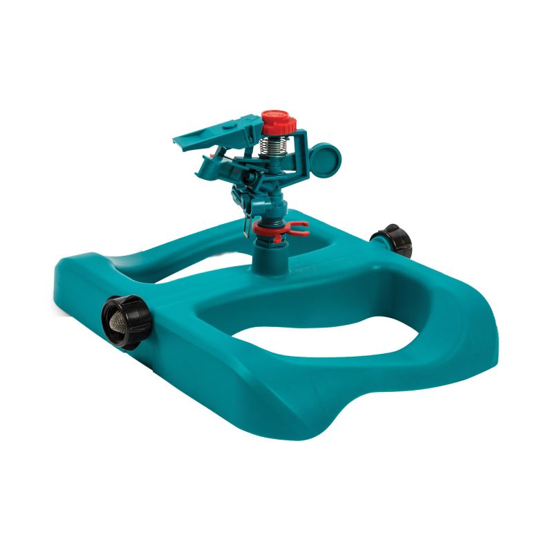 Gilmour 842003-1001 Sprinkler with Base, 5670 sq-ft, Circular, Spray Nozzle, Polymer Blue