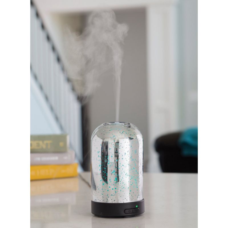 Candle Warmers Airome Ultra Sonic Essential Oil Diffuser 100 Ml, Silver