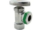 Lasco Copper Compression Angle Stop Valve 5/8 In. Comp Inlet X 1/2&quot; IP S-J Outlet
