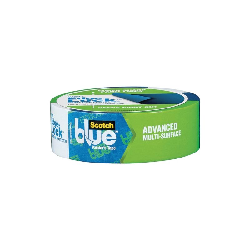 ScotchBlue 2093EL-36N Painter&#039;s Tape, 60 yd L, 1.41 in W, Smooth Crepe Paper Backing, Blue Blue
