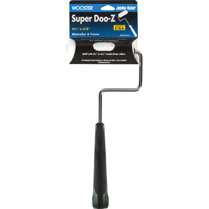 Wooster Super Doo-Z Mini Woven Paint Roller Cover &amp; Frame